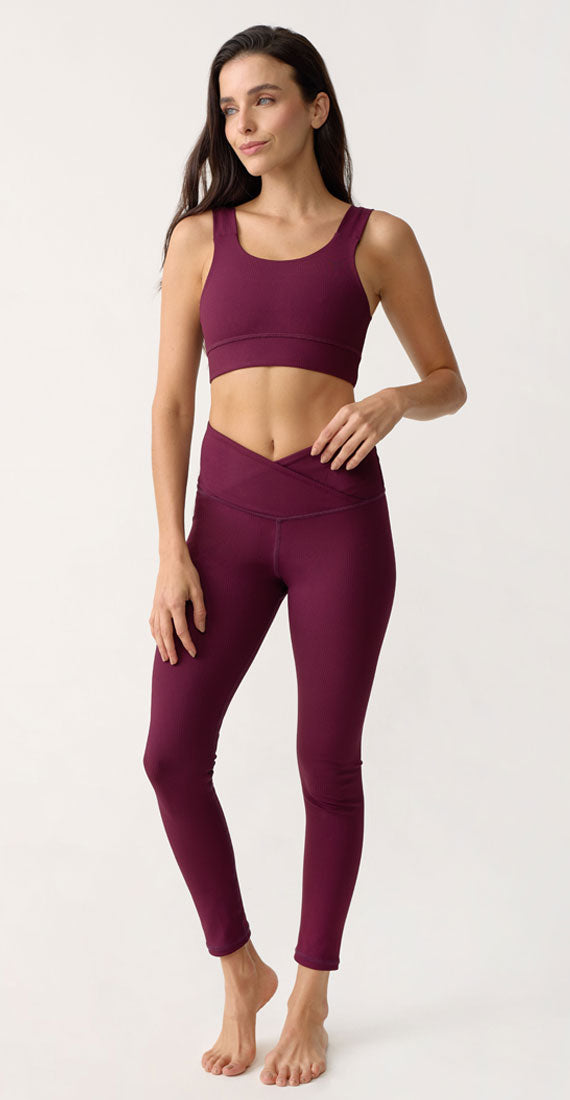 LEGGIN MERMAID TAIL PLUM